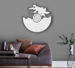 Harry potter wall clock E0010679 file cdr and dxf free vector download for Laser cut