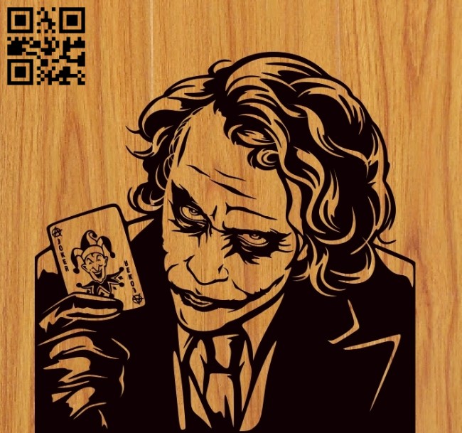 Joker E0010581 file cdr and dxf free vector download for laser engraving machines