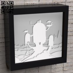 Light box E0010886 file cdr and dxf free vector download for Laser cut