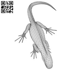 Lizard E0010638 file cdr and dxf free vector download for laser engraving machines
