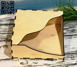 Napkin holder E0010663 file cdr and dxf free vector download for Laser cut