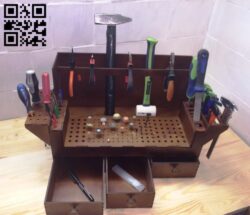 Organizer big E0010754 file cdr and dxf free vector download for Laser cut