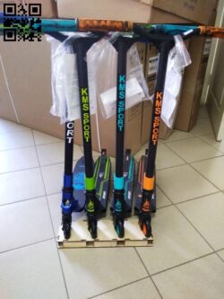 Scooter racks E0010576 file cdr and dxf free vector download for Laser cut