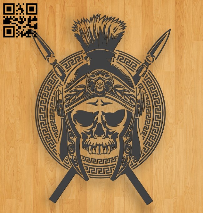 Skull E0010767 file cdr and dxf free vector download for laser engraving machines