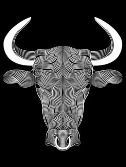 3D illusion led lamp Buffalo head E0011124 file cdr and dxf free vector download for laser engraving machines