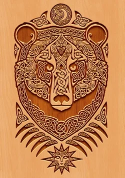 Bear E0011018 file cdr and dxf free vector download for laser engraving machines