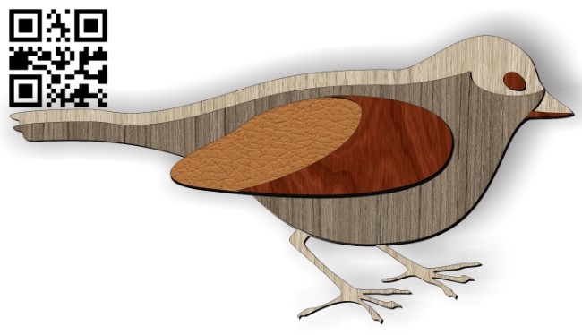 Bird E0011108 file cdr and dxf free vector download for Laser cut