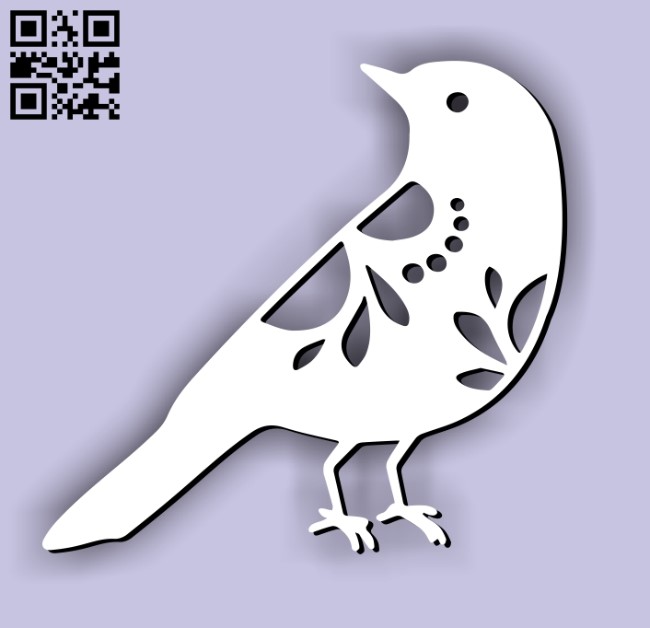 Bird E0011289 file cdr and dxf free vector download for laser cut