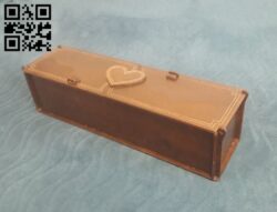 Box of 2 covers E0011044 file cdr and dxf free vector download for laser cut