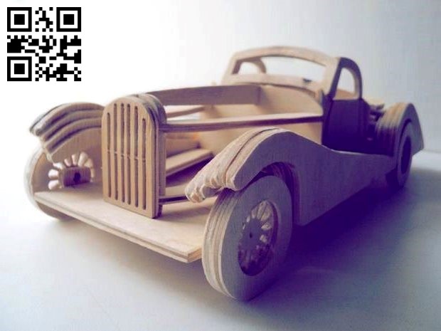 Carro car E0011166 file cdr and dxf free vector download for Laser cut