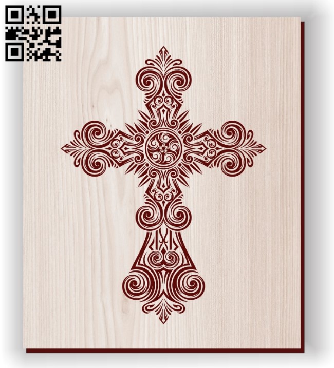 Cross E0011190 file cdr and dxf free vector download for laser engraving machines