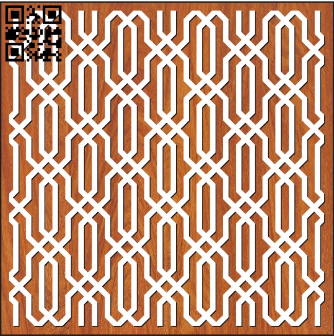 Design pattern screen panel E0011134 file cdr and dxf free vector download for Laser cut cnc