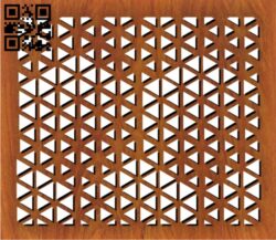 Design pattern screen panel E0011137 file cdr and dxf free vector download for Laser cut cnc