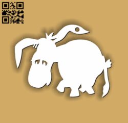 Donkey key chain E0011212 file cdr and dxf free vector download for Laser cut