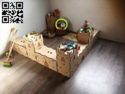 Fortress E0011311 file cdr and dxf free vector download for Laser cut