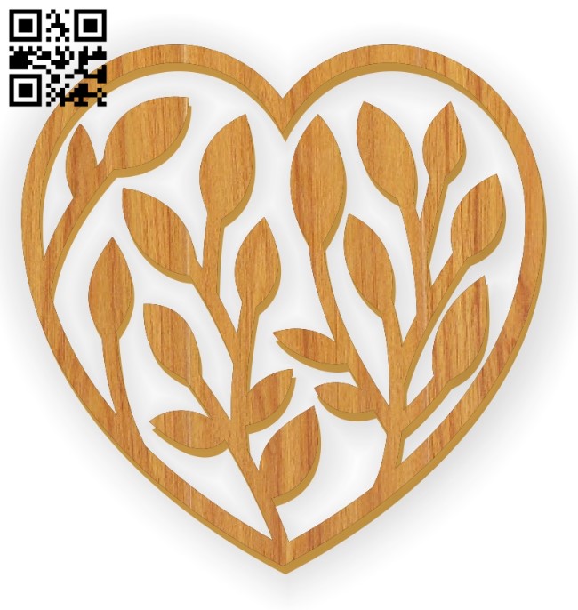 Heart E0011197 file cdr and dxf free vector download for Laser cut