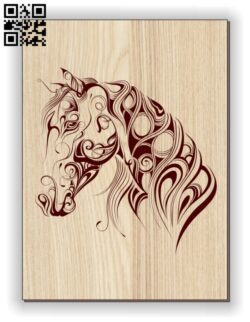 Horse E0011098 file cdr and dxf free vector download for laser engraving machines