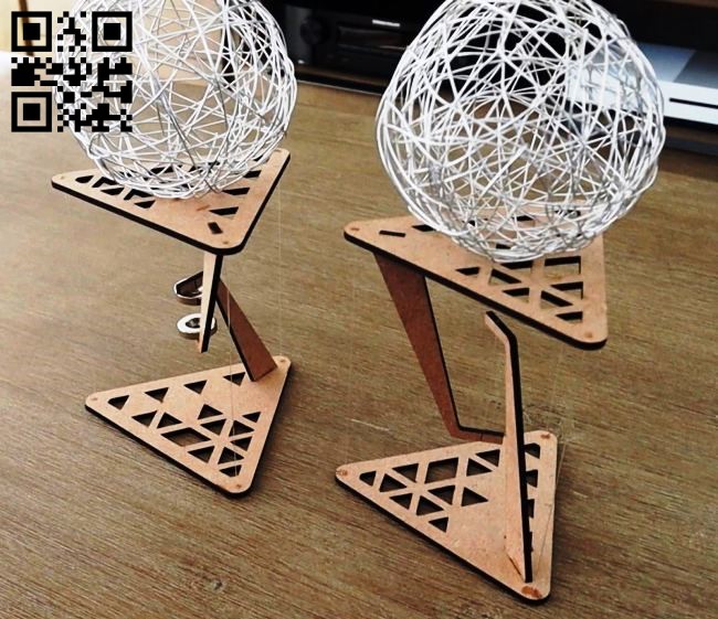 Impossible Table Tensegrity E0011062file cdr and dxf free vector download for Laser cut