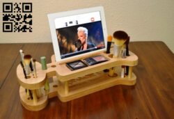 Ipad organizer E0011148 file cdr and dxf free vector download for cnc cut