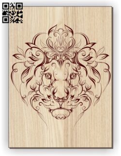 Lion E0011253 file cdr and dxf free vector download for laser engraving machines