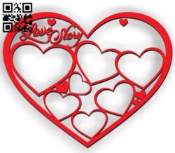 Love Story E0011338 file cdr and dxf free vector download for Laser cut