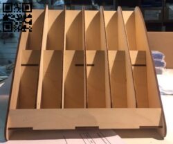 Organizer E0010972 file cdr and dxf free vector download for Laser cut