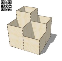 Organizer E0011207 file cdr and dxf free vector download for Laser cut