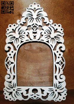 Photo frame E0011107 file cdr and dxf free vector download for Laser cut