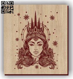 Queen E0011303 file cdr and dxf free vector download for laser engraving machines