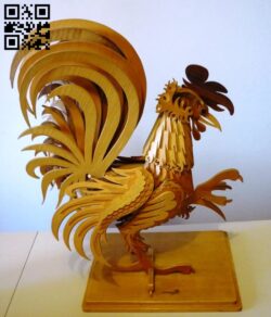 Rooster E0011277 file cdr and dxf free vector download for laser cut