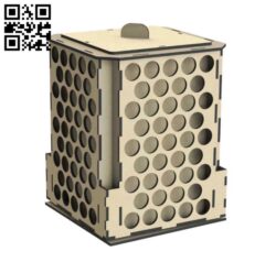 Rotating ink holder E0011337 file cdr and dxf free vector download for Laser cut