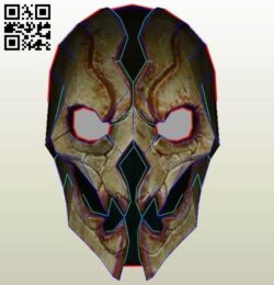 Shadow Mask  E0010950 file cdr and dxf free vector download for Paper Laser cut