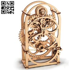 Timer gear E0010989 file cdr and dxf free vector download for Laser cut