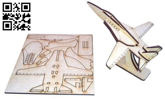 Aircraft F14 E0011559 file cdr and dxf free vector download for Laser cut