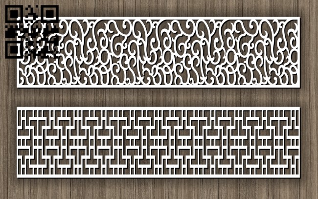 Balustrade E0011431 file cdr and dxf free vector download for Laser cut cnc