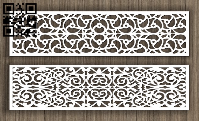 Balustrade E0011432 file cdr and dxf free vector download for Laser cut cnc