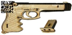 Bereta gun E0011396 file cdr and dxf free vector download for Laser cut