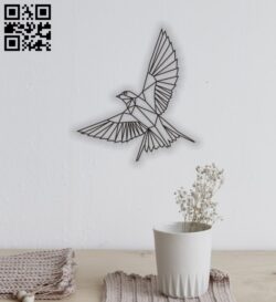 Bird E0011527 file cdr and dxf free vector download for Laser cut