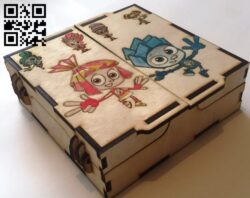 Box E0011630 file cdr and dxf free vector download for laser cut