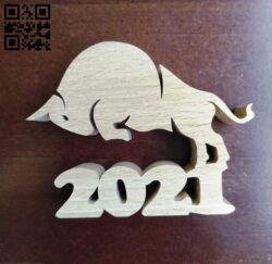 Buffalo 2021 E0011446 file cdr and dxf free vector download for cnc cut