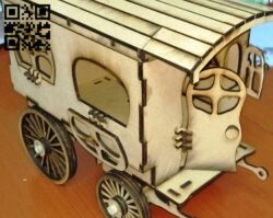 Caravan fantasy E0011420 file cdr and dxf free vector download for laser cut