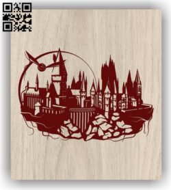 Castle E0011539 file cdr and dxf free vector download for laser engraving machines