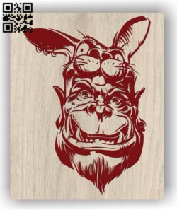 Cool goblin E0011417 file cdr and dxf free vector download for laser engraving machines