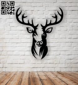 Deer E0011469 file cdr and dxf free vector download for Laser cut