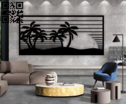 Design pattern screen panel E0011565 file cdr and dxf free vector download for Laser cut Plasma