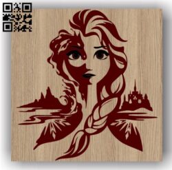 Elsa E0011495 file cdr and dxf free vector download for laser engraving machines