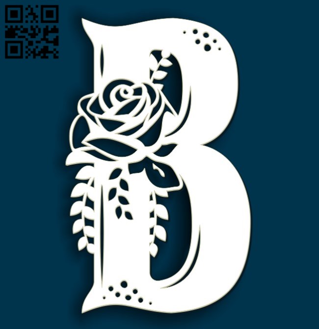 Flower B E0011513 file cdr and dxf free vector download for Laser cut