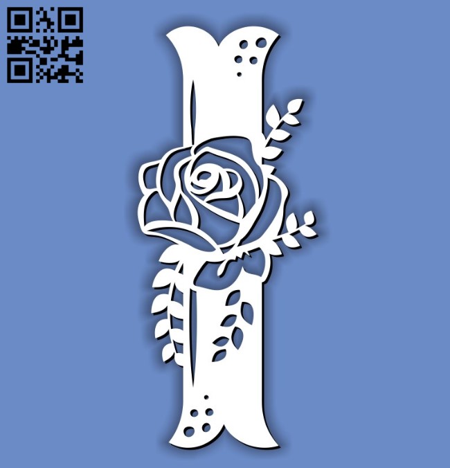 Flower I E0011596 file cdr and dxf free vector download for laser cut