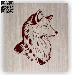 Fox E0011474 file cdr and dxf free vector download for laser engraving machines