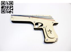 Gun E0011378 file cdr and dxf free vector download for Laser cut